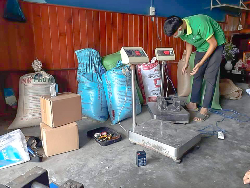 Cân điện tử bị nhảy số loạn xạ