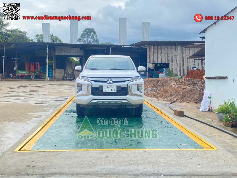 LẮP ĐẶT & BÀN GIAO TRẠM CÂN XE Ô TÔ 3M x 10M – 80 TẤN TẠI ĐẮK LẮK