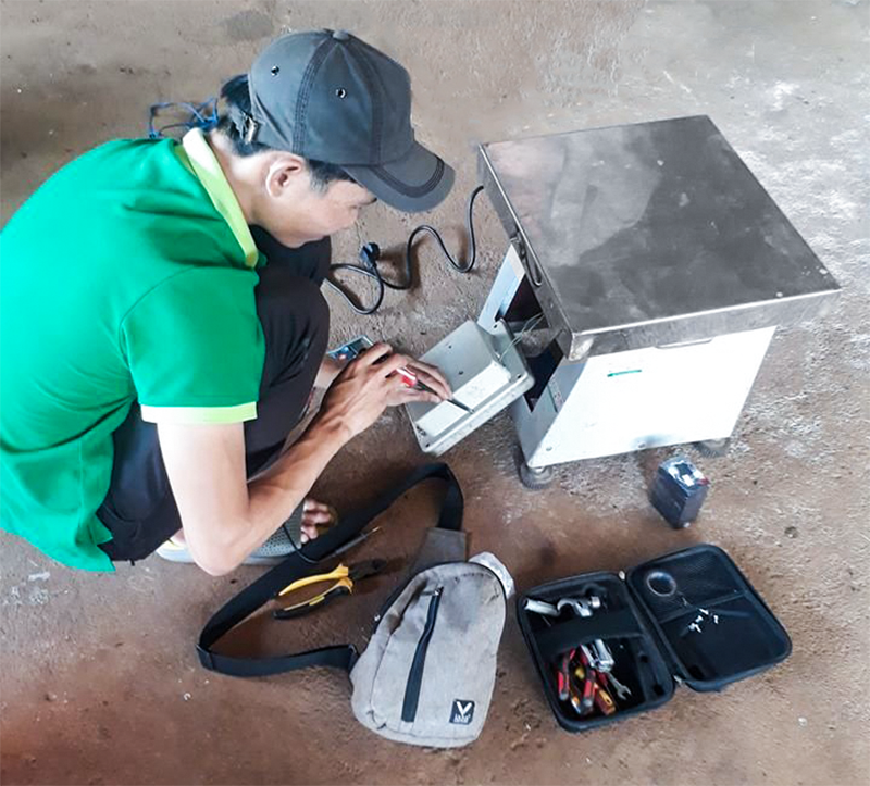 Cân điện tử bật không về số 0