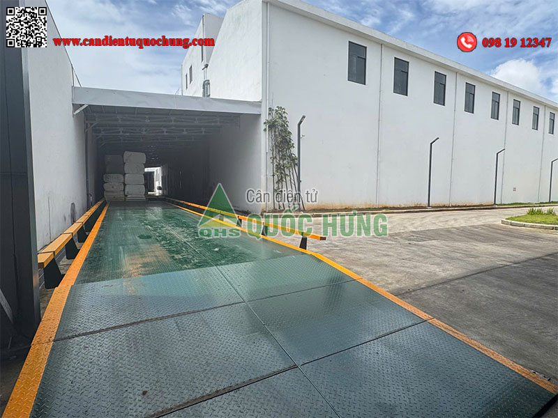 Lắp đặt kiểm định bàn giao trạm cân xe 80 tấn tại Đăk Lăk