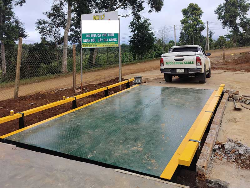 Lắp đặt bàn giao trạm cân xe 30 tấn tại Đăk Nông