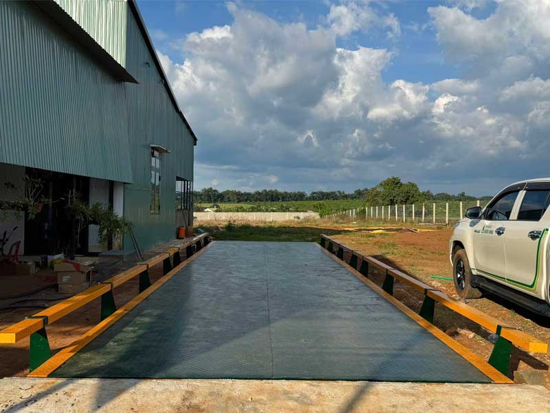 Lắp đặt bàn giao trạm cân xe 80 tấn tại Đăk Lăk