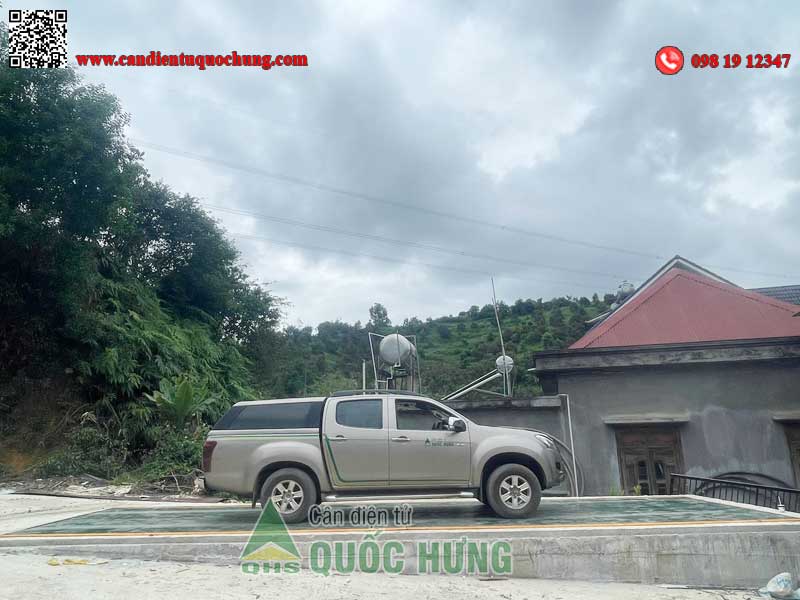 Lắp đặt bàn giao trạm cân xe 80 tấn tại Lâm Đồng