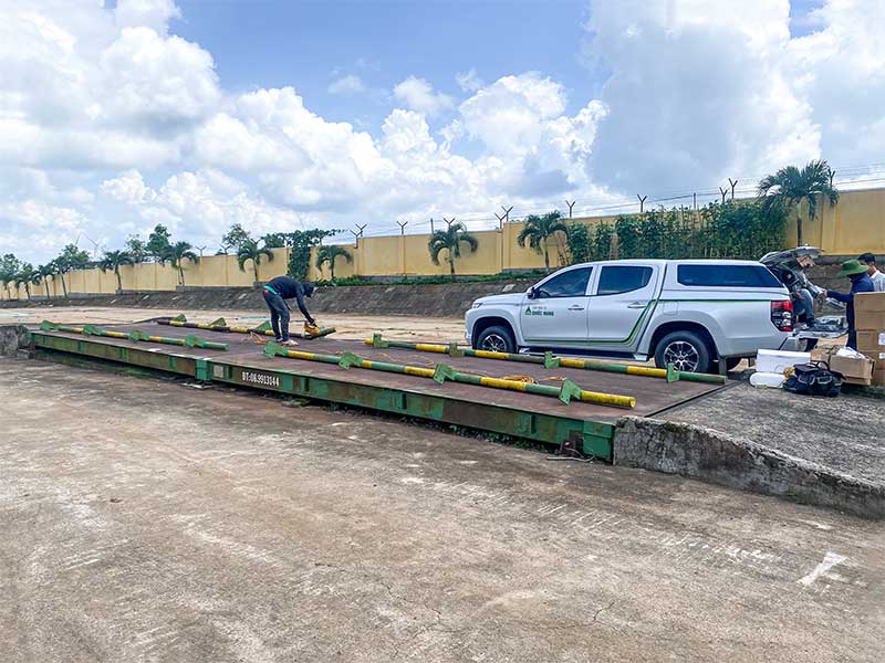 Sửa chữa bảo trì nâng cấp trạm cân ô tô tại Khánh Hòa