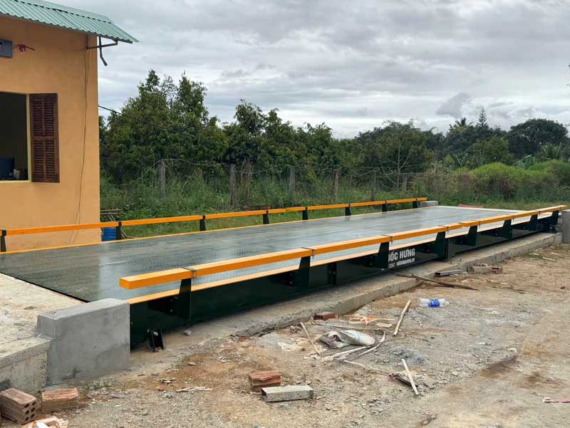 Lắp đặt bàn giao trạm cân xe 80 tấn tại Kon Tum