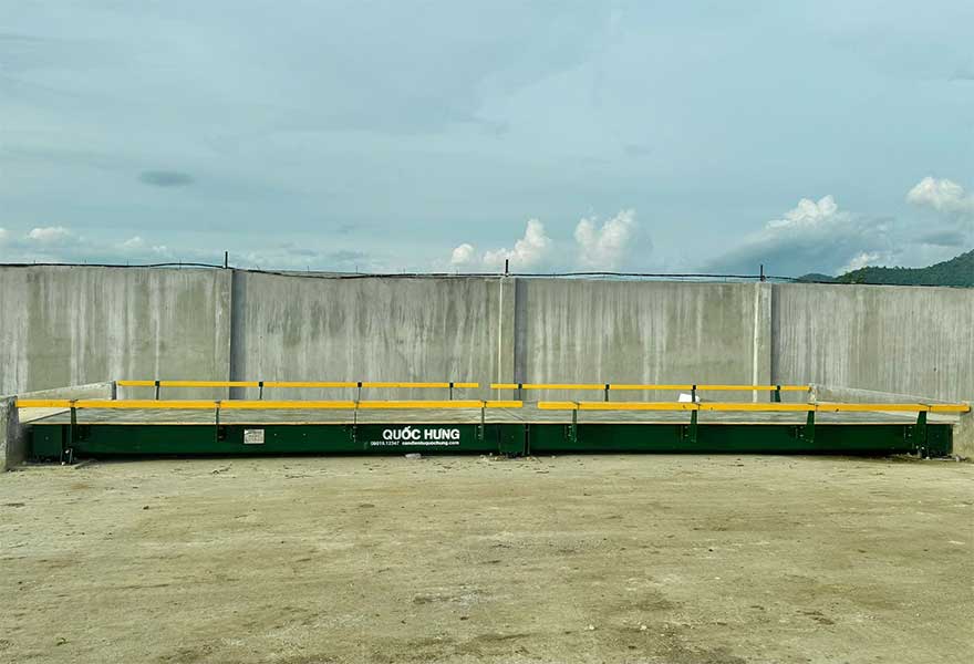 Lắp đặt bàn giao trạm cân xe 60 tấn tại Kon Tum