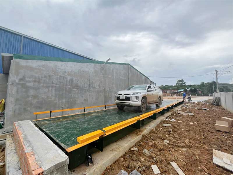 Lắp đặt bàn giao trạm cân xe 30 tấn tại Đăk Nông