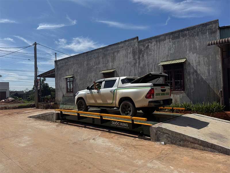 Lắp đặt bàn giao trạm cân xe 30 tấn tại Gia Lai