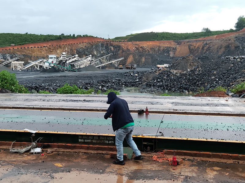 SỬA CHỮA TRẠM CÂN XE BỊ NGẬP NƯỚC