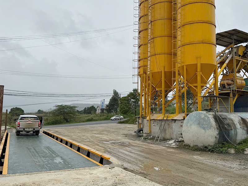 Lắp đặt bàn giao trạm cân xe 80 tấn tại Lâm Đồng