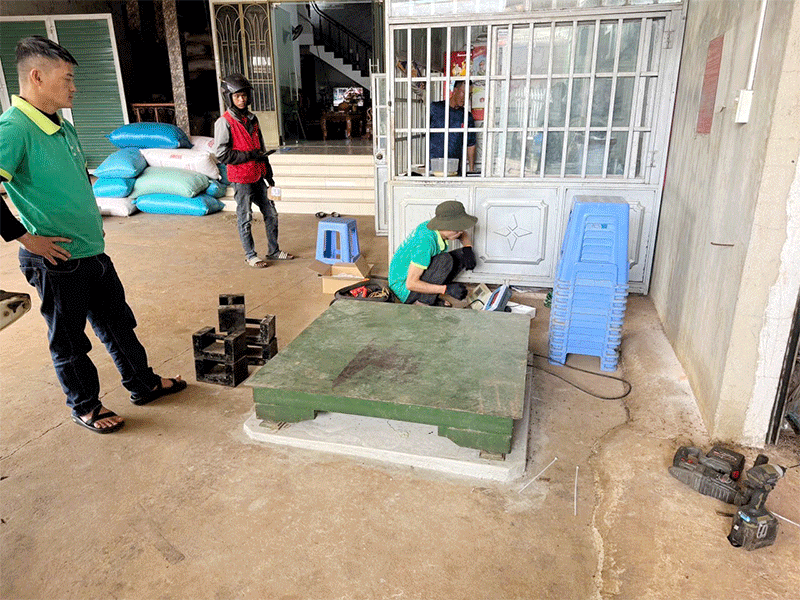 Sửa chữa cân bàn điện tử 3 tấn tại Đăk Lăk