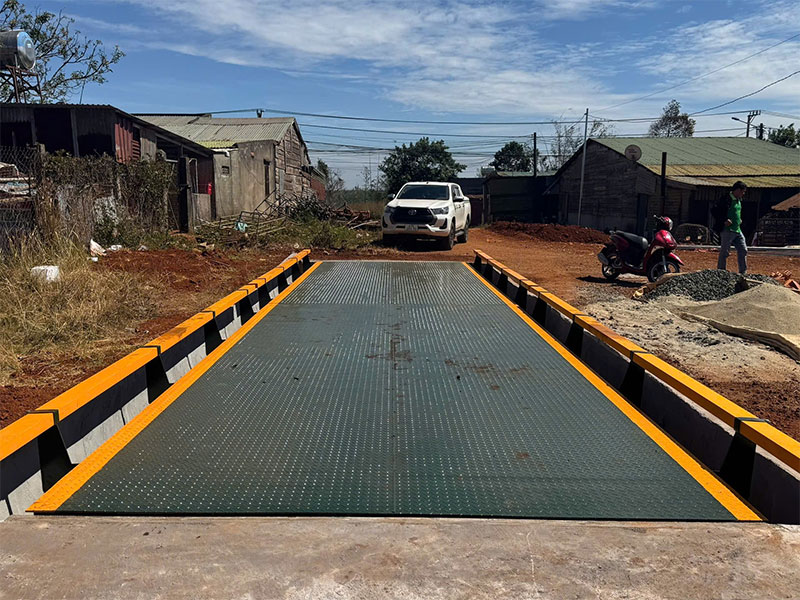 Lắp đặt bàn giao trạm cân xe 80 tấn tại Phú Yên