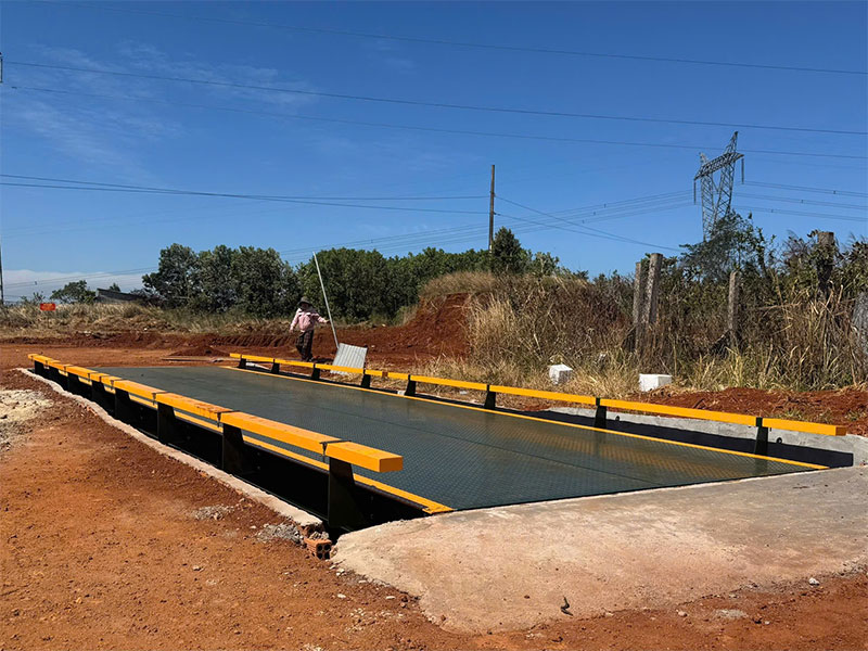 Lắp đặt bàn giao trạm cân xe 80 tấn tại Phú Yên