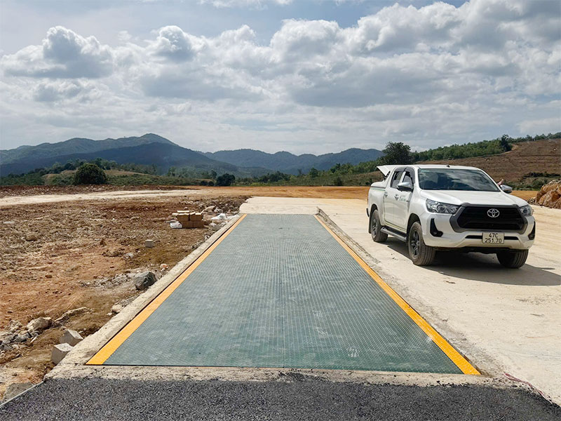Lắp đặt bàn giao trạm cân xe 100 tấn tại Lâm Đồng