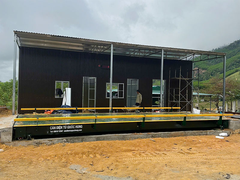 Lắp đặt bàn giao trạm cân xe 60 tấn tại Đăk Lăk