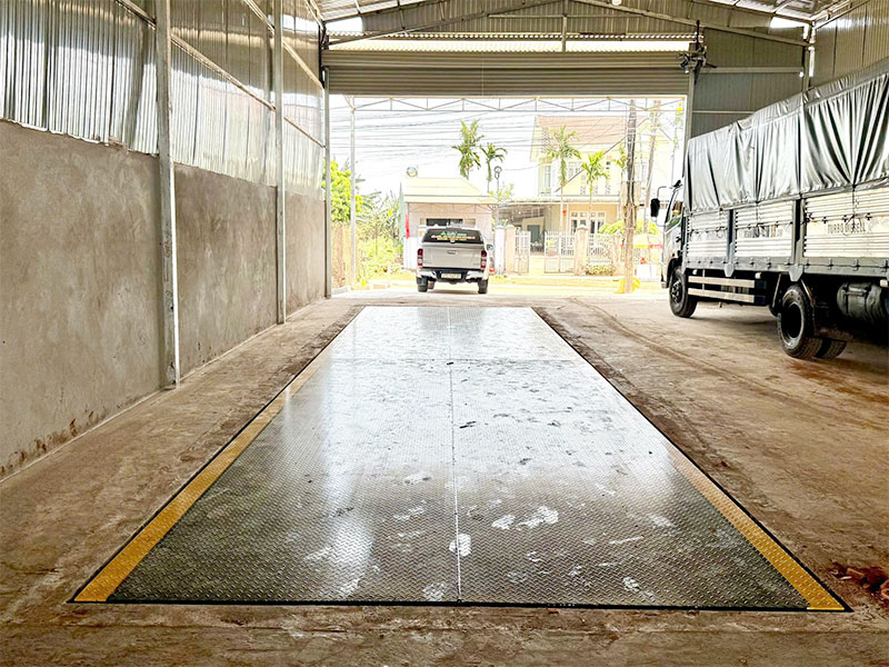 Lắp đặt bàn giao trạm cân xe 80 tấn tại Ninh Hòa