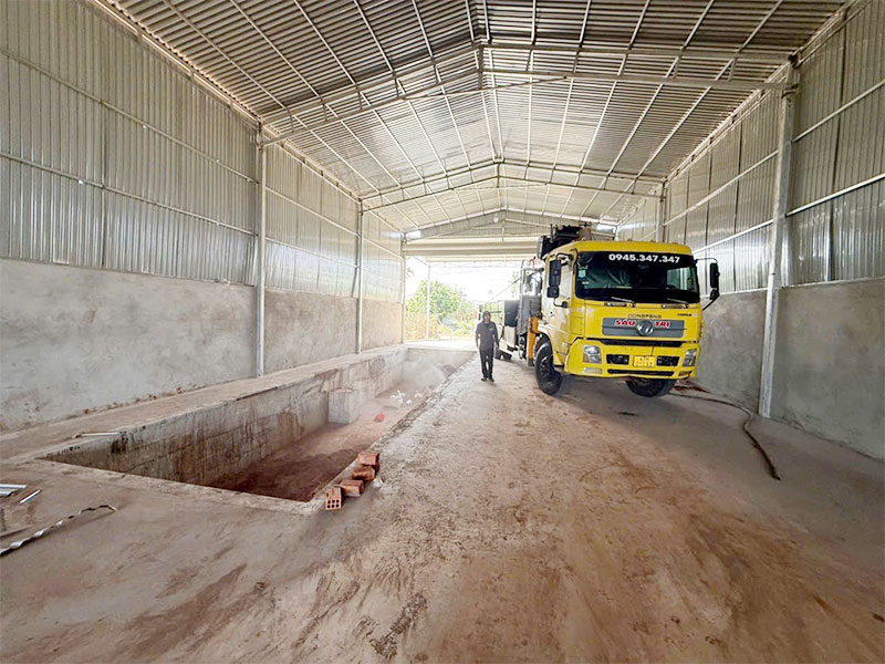 Lắp đặt bàn giao trạm cân xe 60 tấn tại Plieku Gia Lai