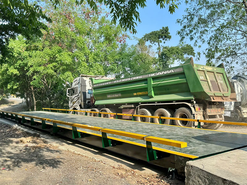 Lắp đặt bàn giao trạm cân xe 80 tấn tại Song Hinh