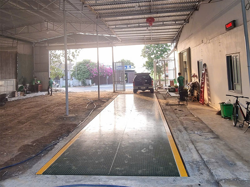Lắp đặt bàn giao trạm cân xe 80 tấn tại Krông Bông
