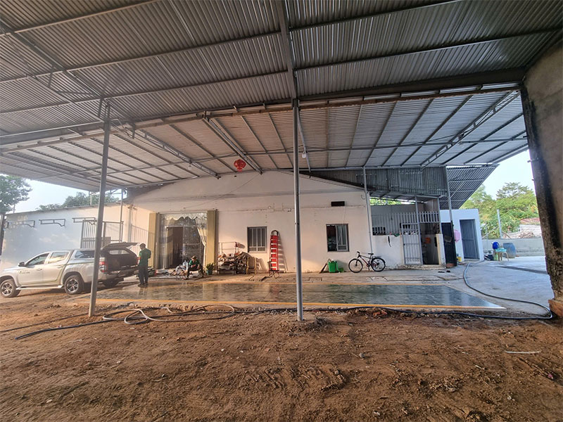 Lắp đặt & kiểm định trạm cân xe ô tô 3m x 12m, 80 tấn tại Krông Bông - Đăk Lăk