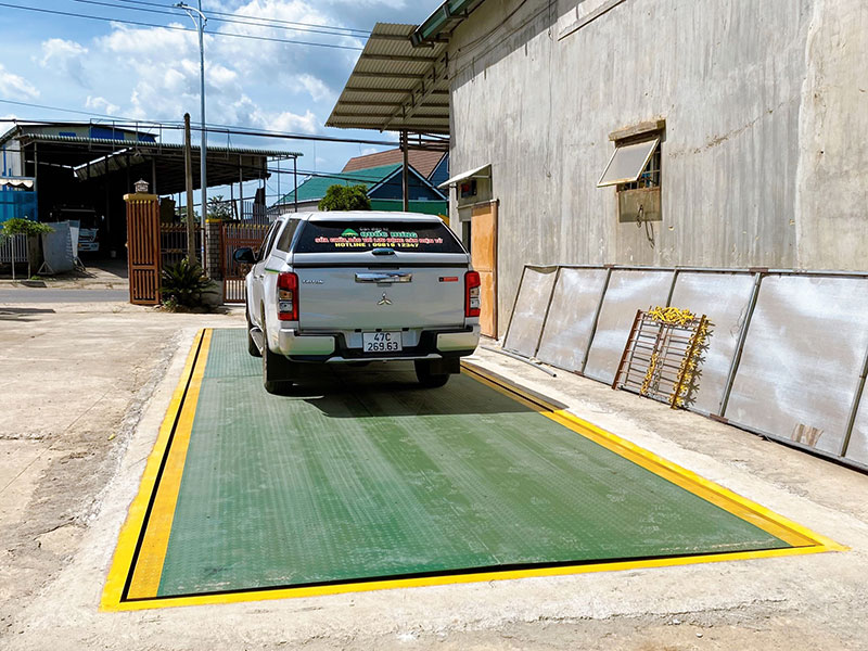 Lắp đặt bàn giao trạm cân xe 60 tấn tại Eahleo 