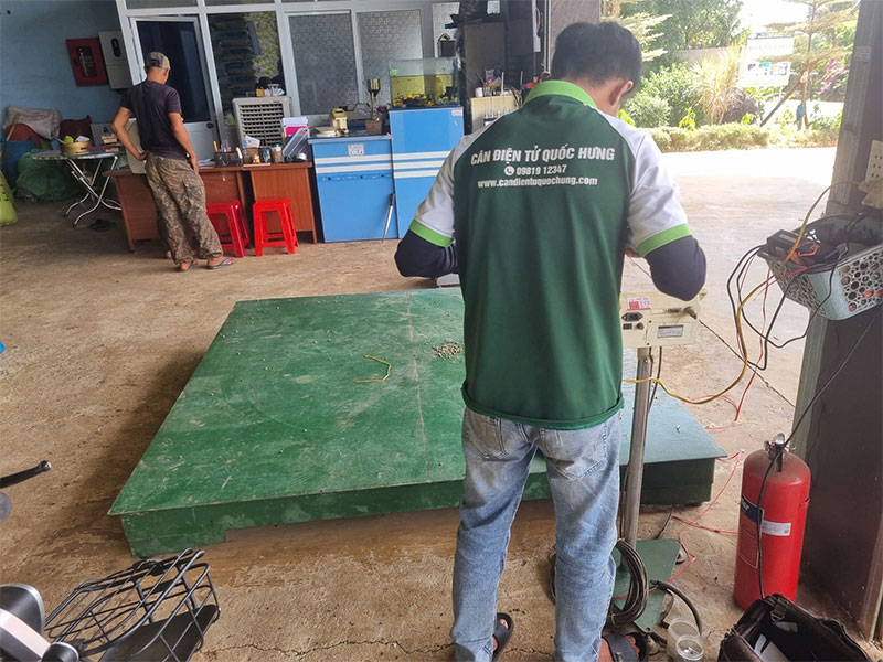 Cân sàn bị sai số