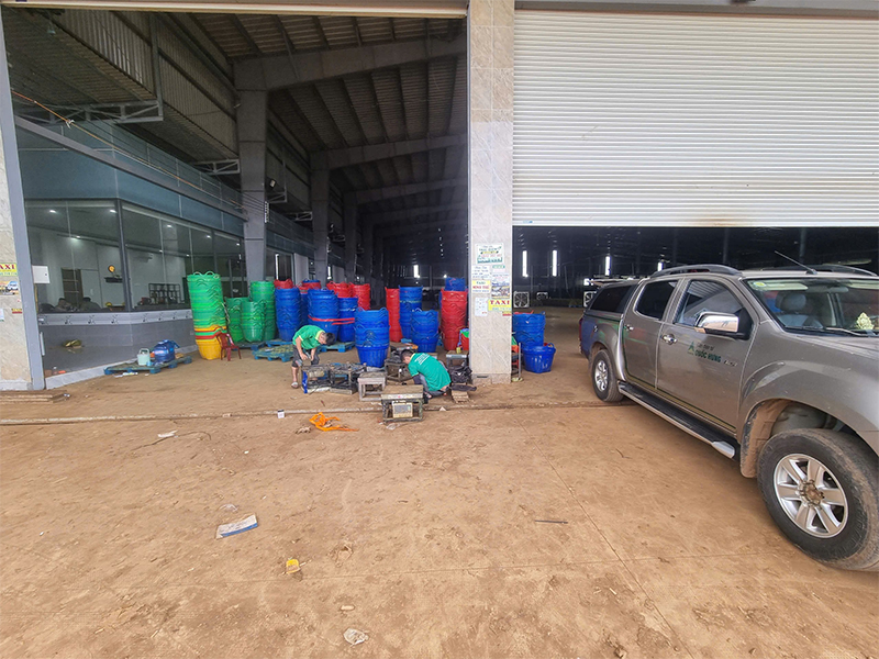 Nhận sửa nhiều loại cân cho kho sầu riêng