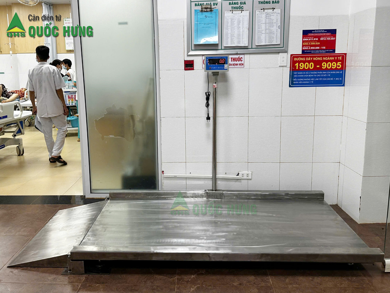 Cân Điện Tử 500kg Cho Xe Băng Ca, Giường Bệnh Và Xe Lăn Tại Đắk Lắk